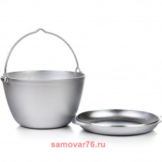 Казан походный 5 л. (с крышкой-сковородой)	